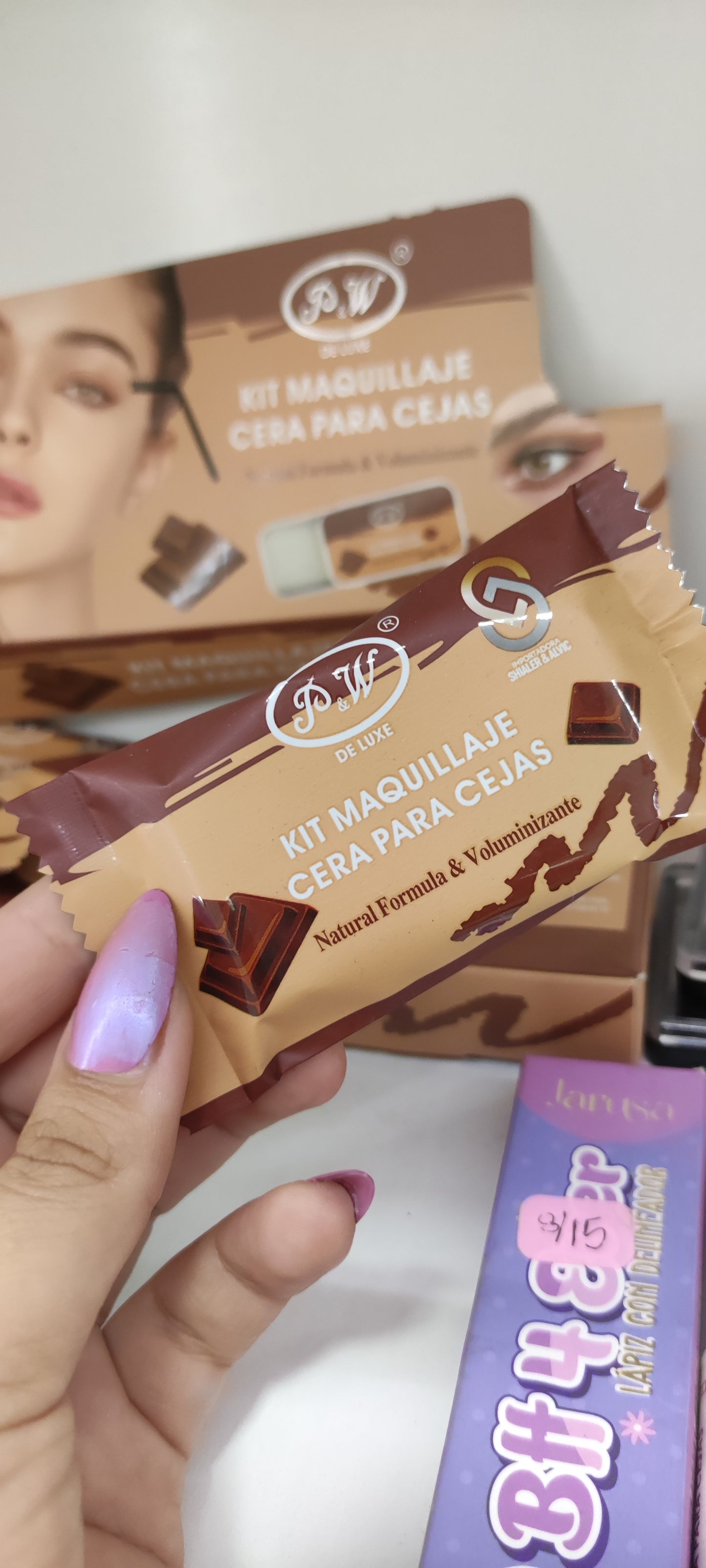 CERA PARA CEJAS EMPAQUE 🍫