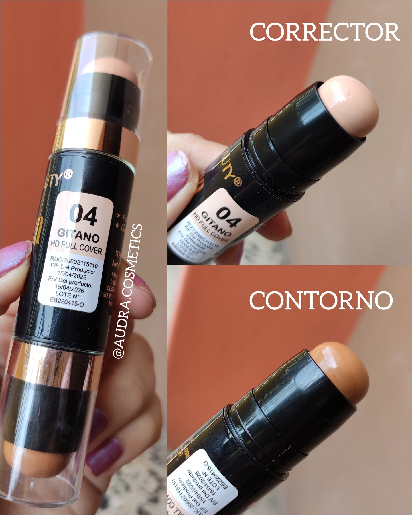 STICK CONCEALER Y CONTORNO EVER BEAUTY