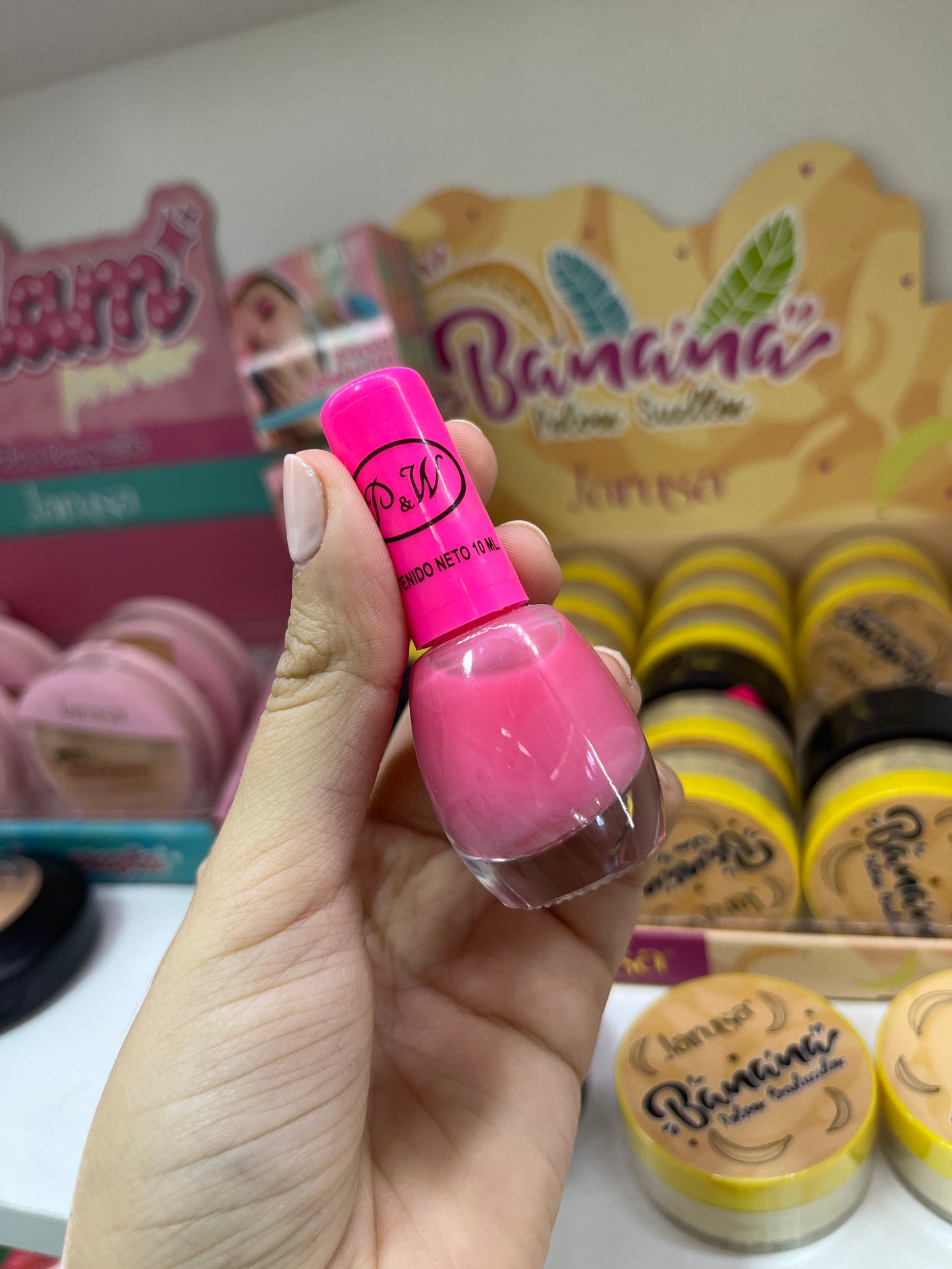 ESMALTES ECONÓMICOS TONOS ROSAS Y NEGRO